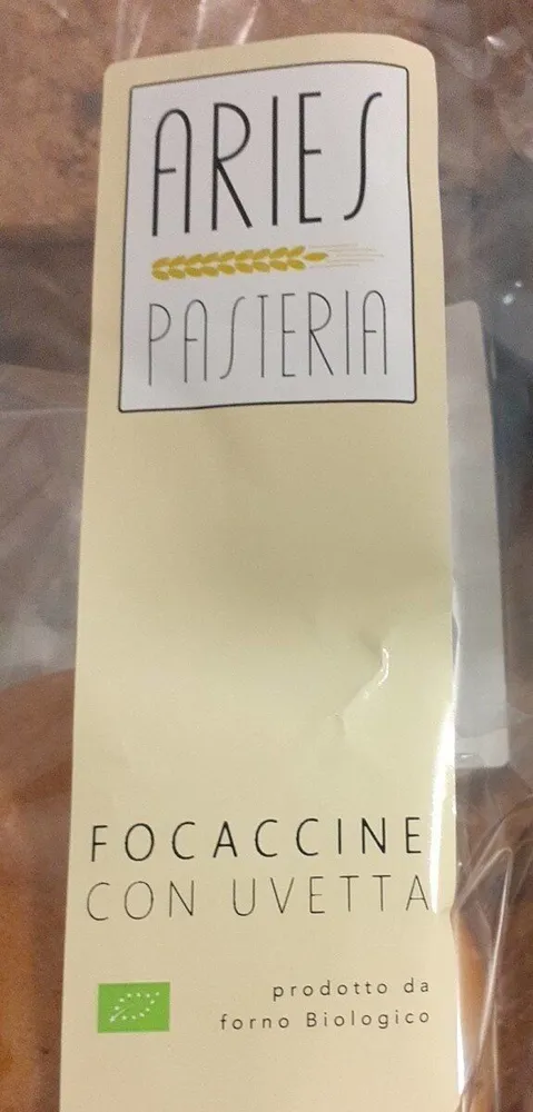 Focaccia con uvetta