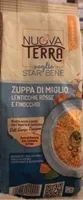 Zuppa di miglio lenticchie rosse e finocchio