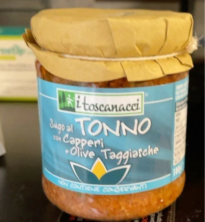 Sugo al tonno con capperi e olive taggiasche