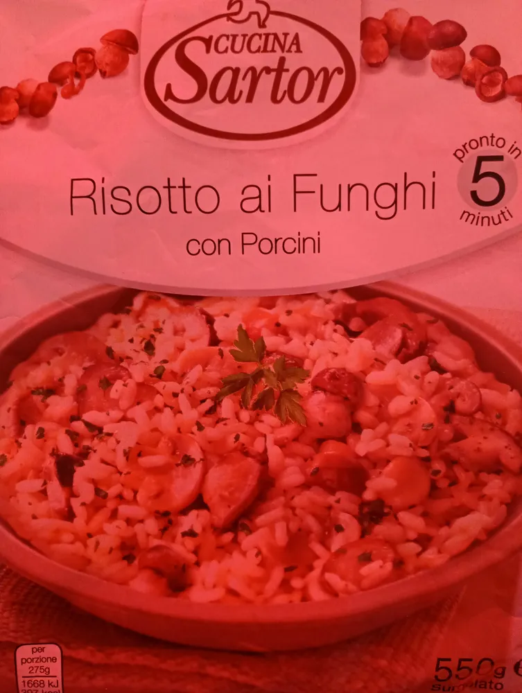 Risotto ai funghi con porcini