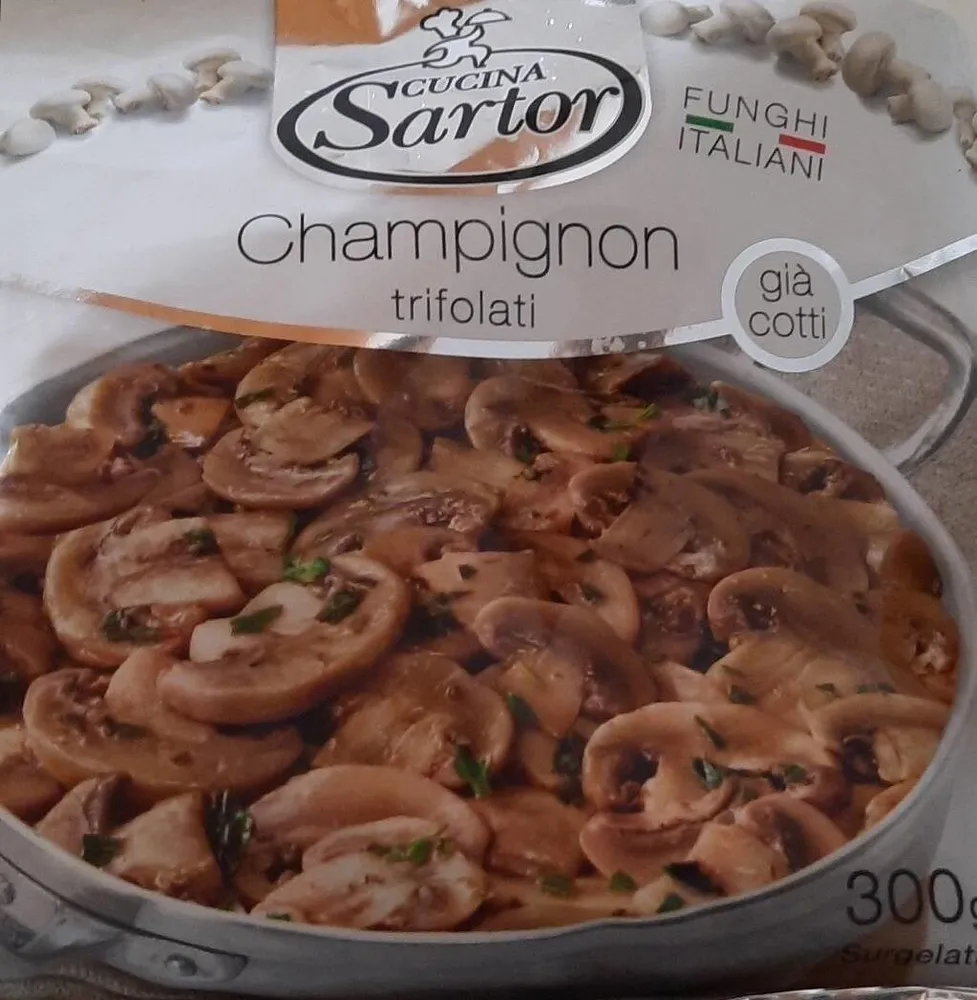 Champignon trifolati surgelati