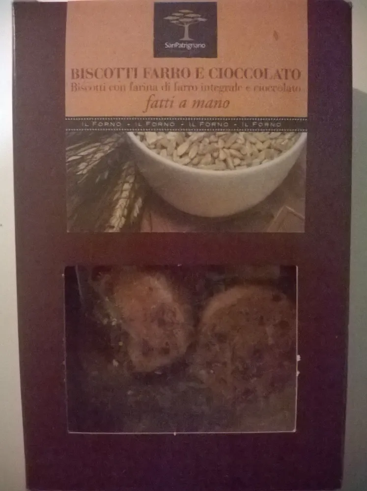 Biscotti farro e cioccolato