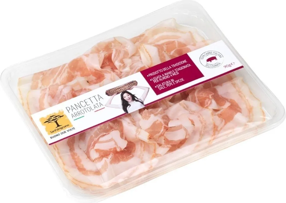 Pancetta arrotolata di suino