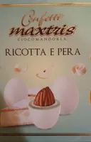 Confetti maxtris ricotta e pera