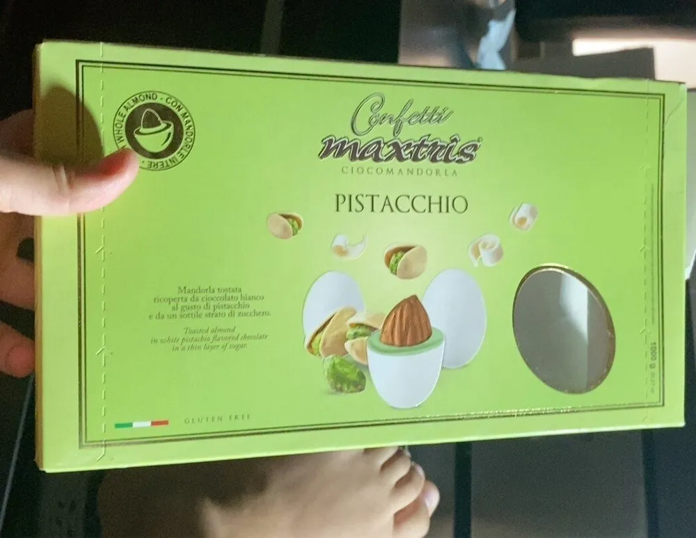confetti al pistacchio