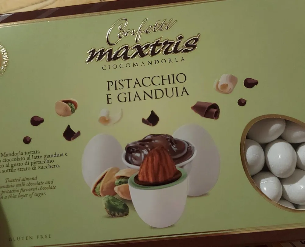 Confetti pistacchio e gianduia