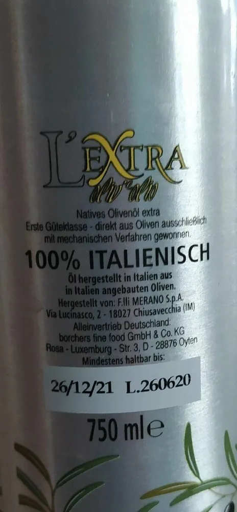 Natives Olivenöl extra