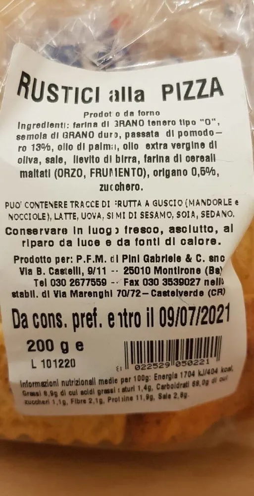Rustici alla Pizza