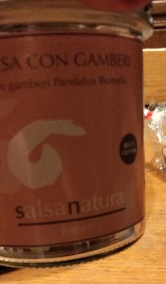 Salsa con gamberi