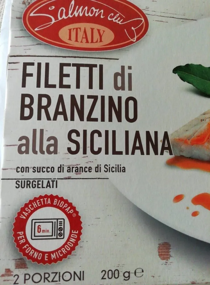 Filetti di branzino alla siciliana
