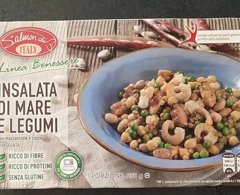 Insalata di mare e legumi