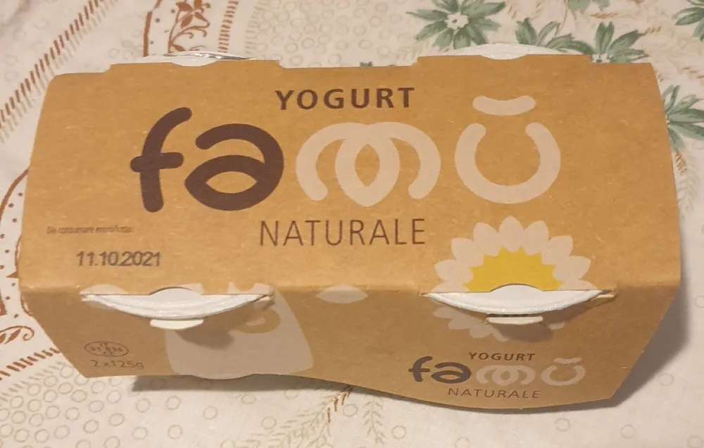 Yogurt naturale famu