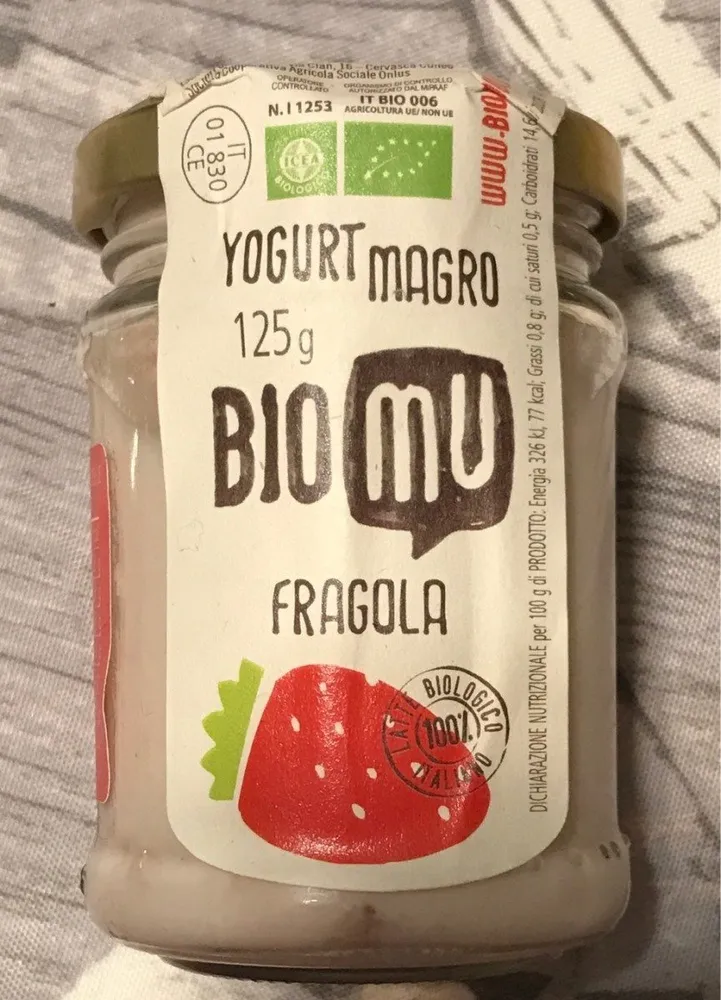 Yaourt maigre aux fraises