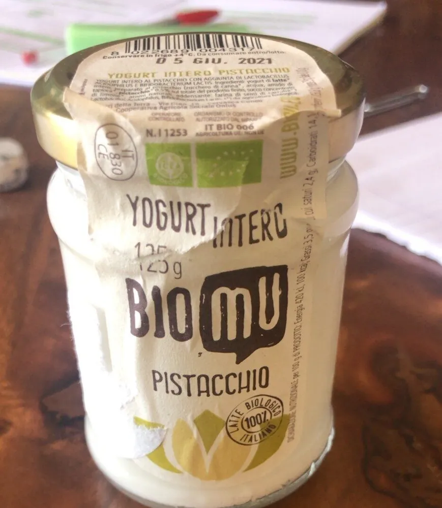 yogurt intero pistacchio