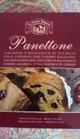 Panettone amarene e balsamico di ciliegie