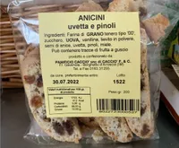 Anicini uvetta e pinoli