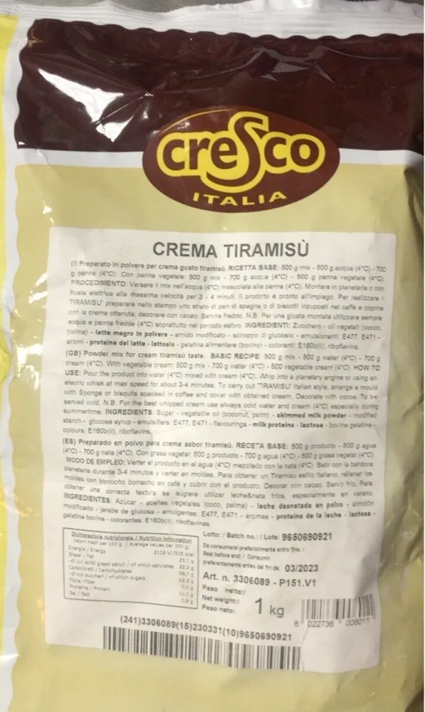 Crema tiramisu