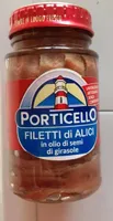 filetti di alici in olio di girasole