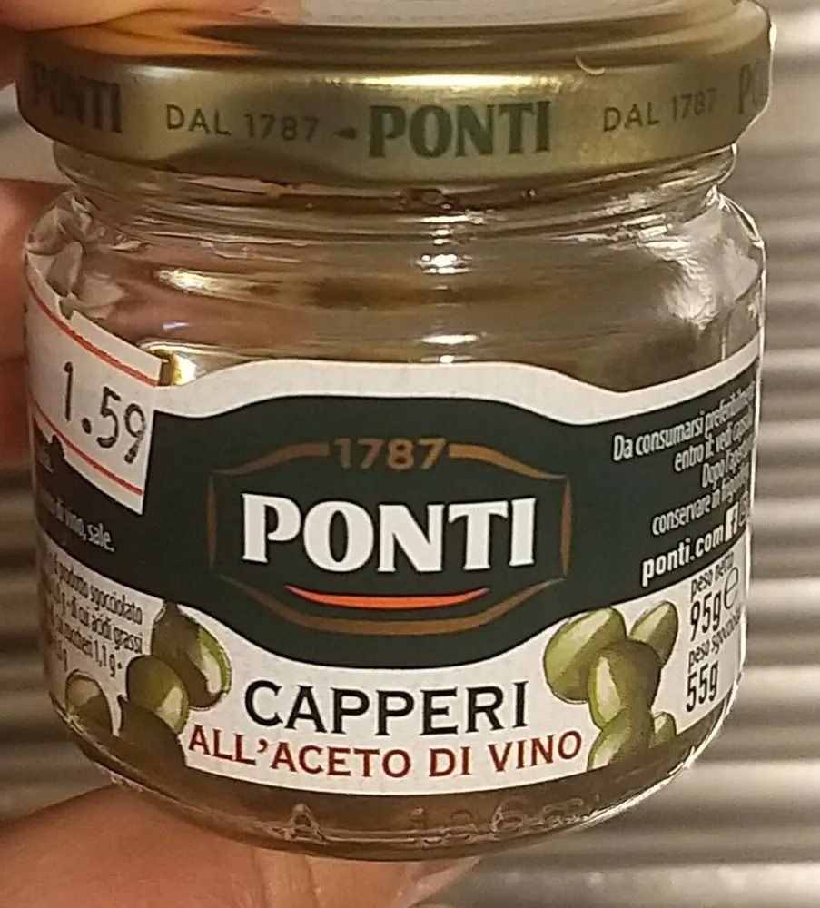 Capperi all'aceto di vino