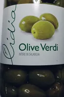 Olive Verdi interne in salamoia