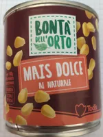 Natural sweet corn kernels