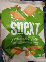 Quadratini biologici lenticchie ceci e piselli