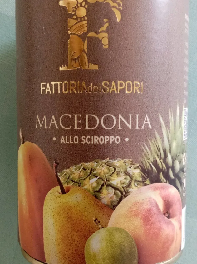 Macedonia allo scriroppo