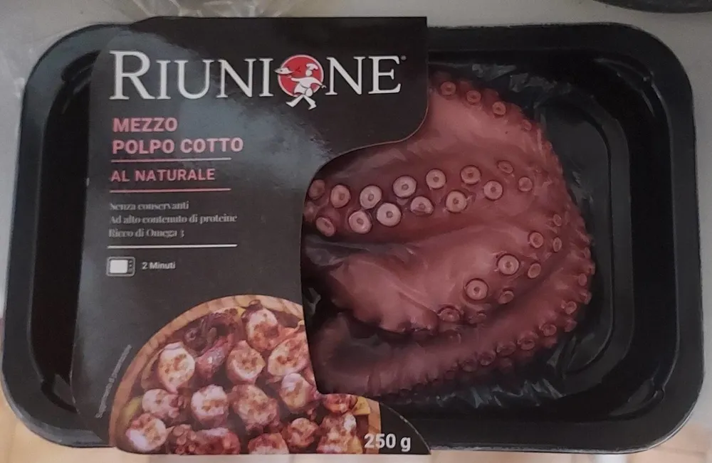 Mezzo polpo cotto