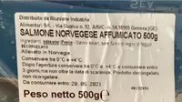 Salmone norvegese affumicato 500gr