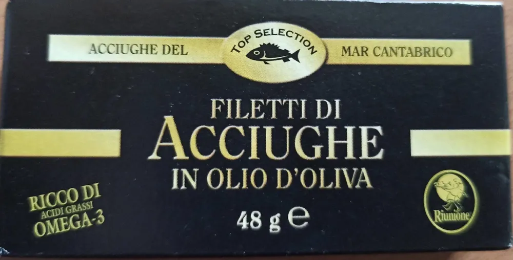 Filetti di acciughe in olio di oliva