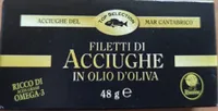 Filetti di acciughe in olio di oliva