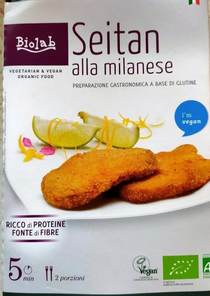 Seitan Alla Milanese, Panierte Seitan- Schnitzel