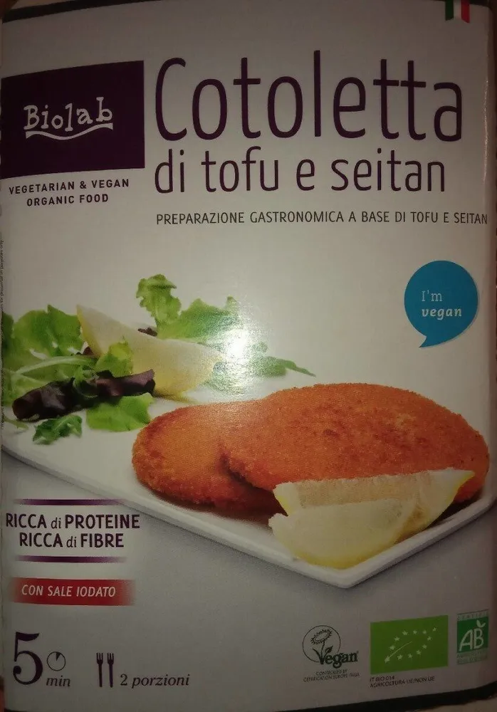 Cotoletta di tofu e seitan