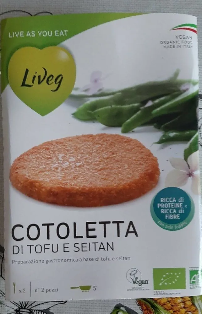 Cotoletta di tofu e seitan