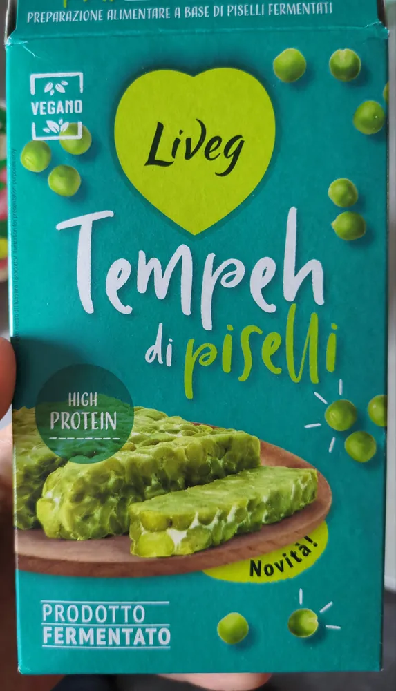 Tempeh di piselli