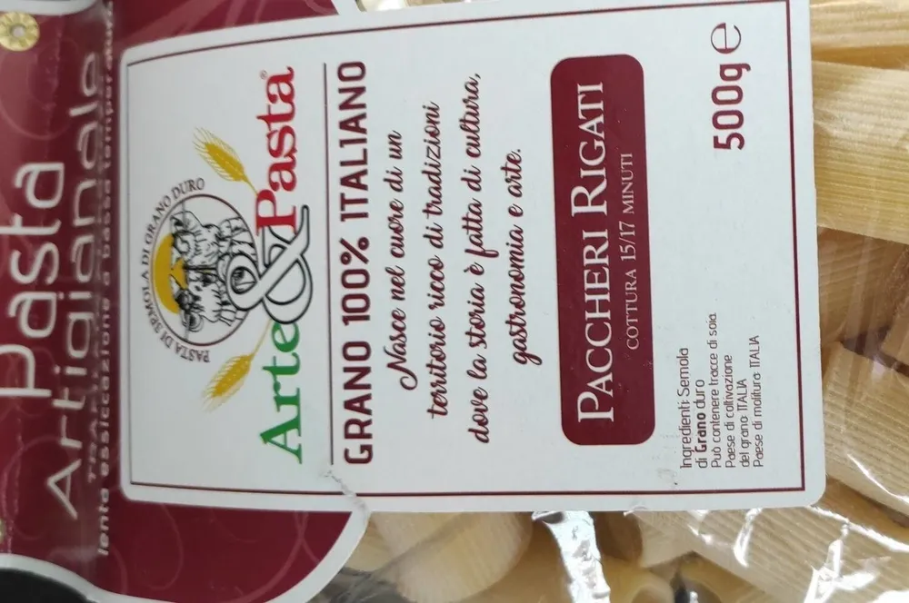 Paccheri rigati