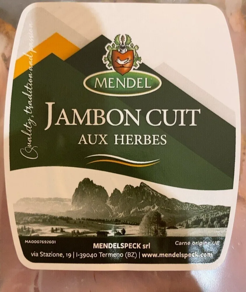 Jambon italien cuit aux herbes