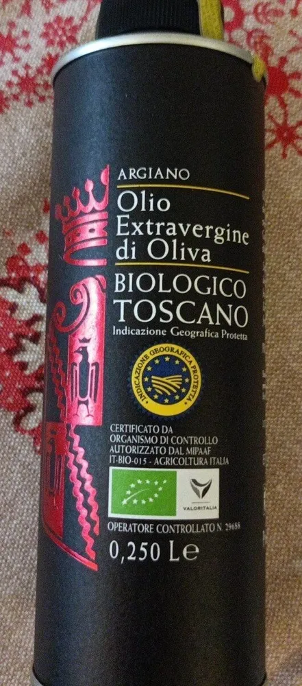 Olio extravergine di oliva biologico toscana