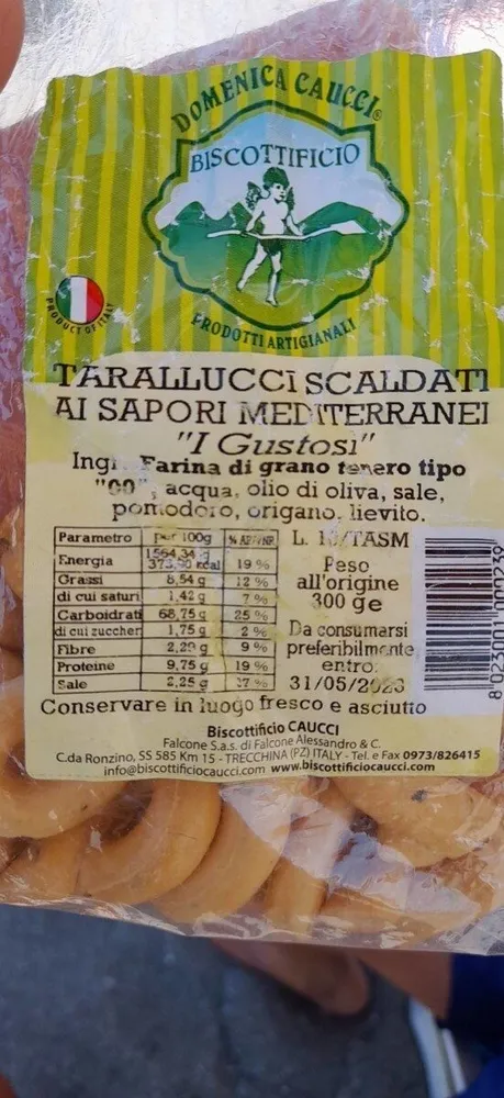 Tarallucciscaldati ai sapori mediterranei i gustosi Trecchina