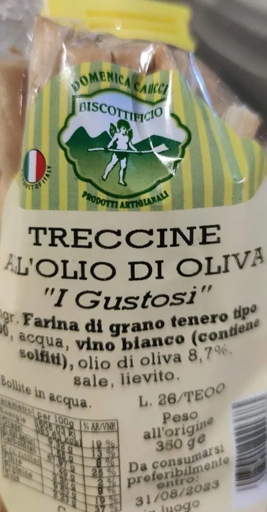 Treccine all olio di oliva