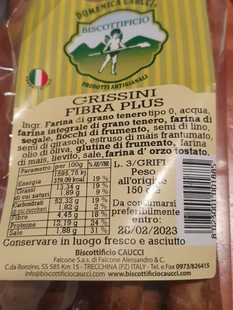 Grissini Fibra Plus