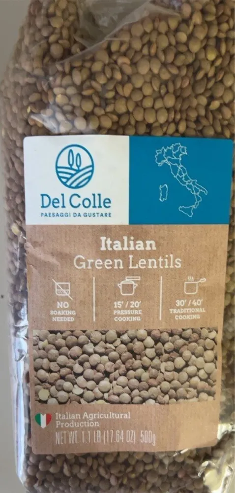 Italian green lentils