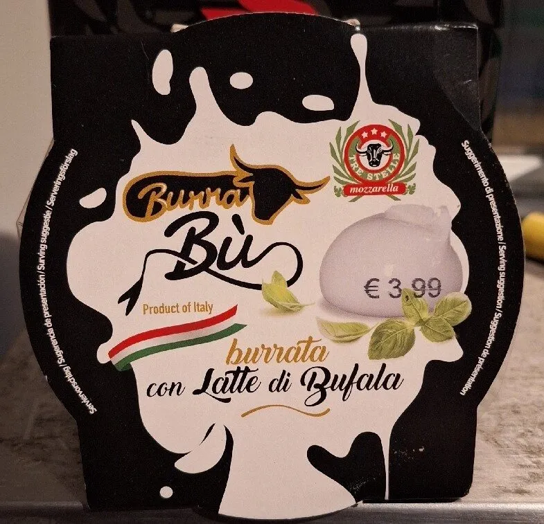 Burrata con latte di bufala