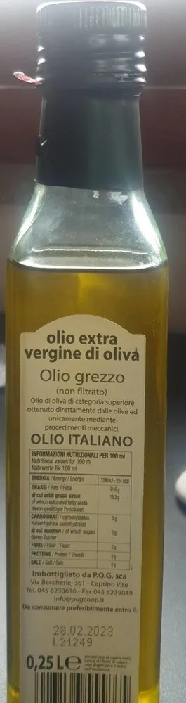 Olio italiano  grezzo