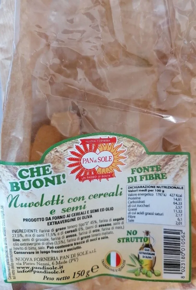 Nuvolotti con cereali e semi