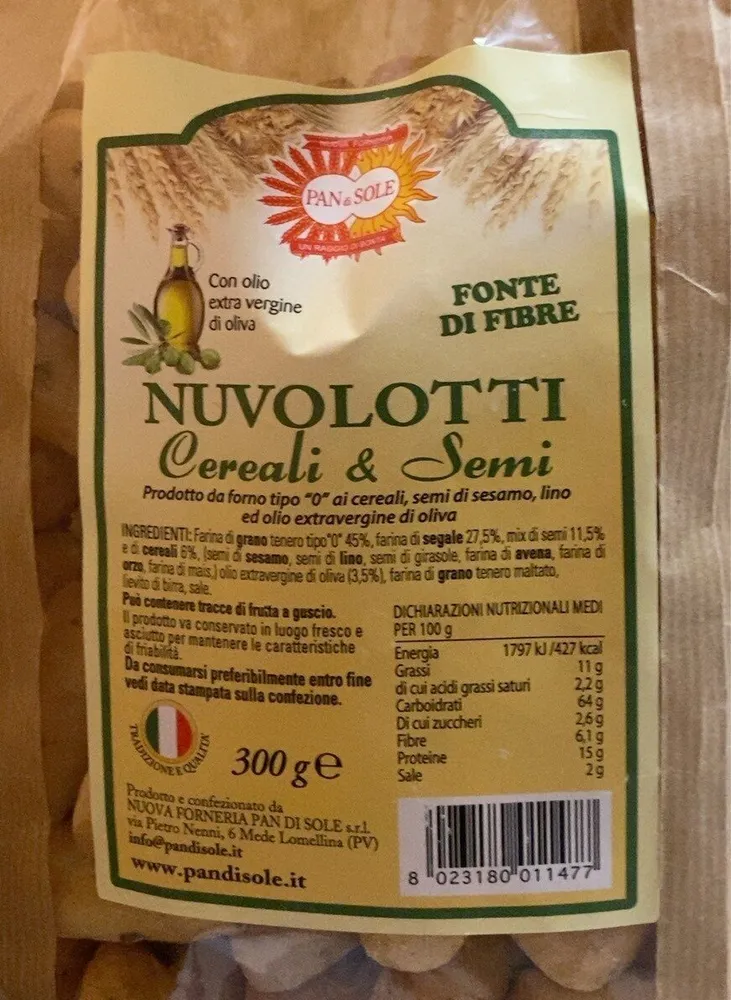 Nuvolotti cereali e semi