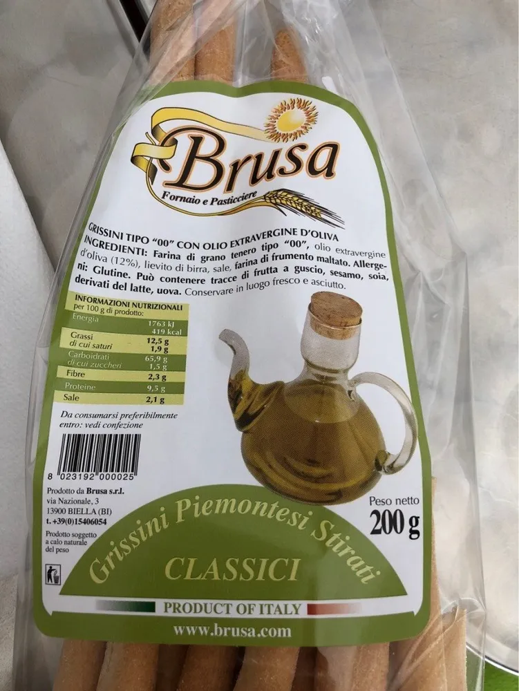 Grissini Piemontesi Stirati Classici