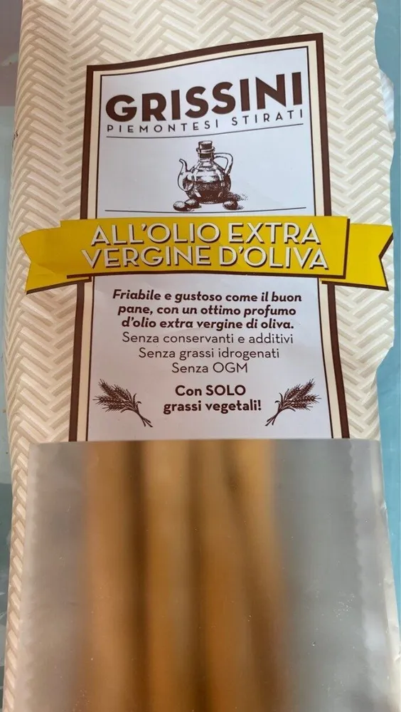 Grissini piemontesi stirati