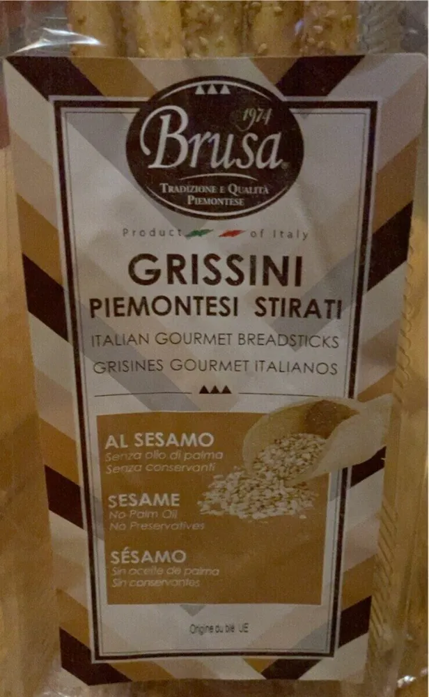Grissini piemontesi stirati