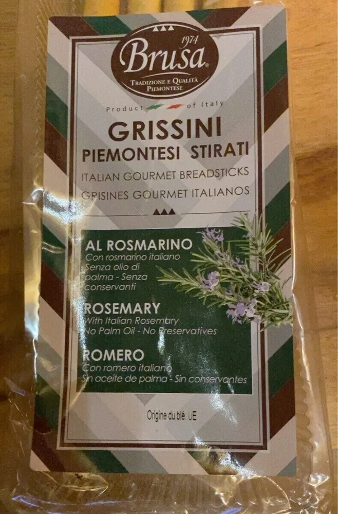 Grissini piemontesi stirati